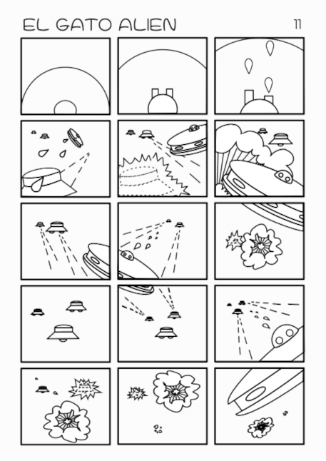 GATO ALIEN 11 NFT WEBCOMIC
