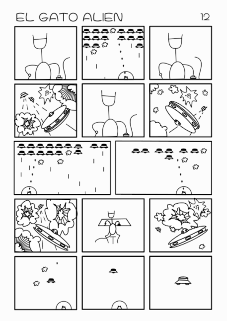 GATO ALIEN 12 NFT WEBCOMIC