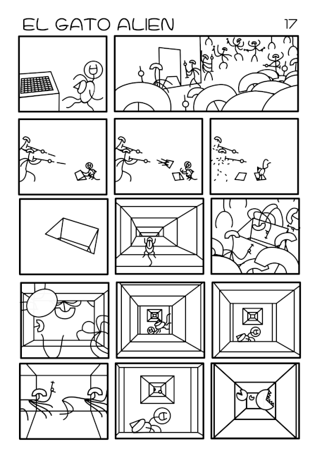 GATO ALIEN 17 NFT WEBCOMIC
