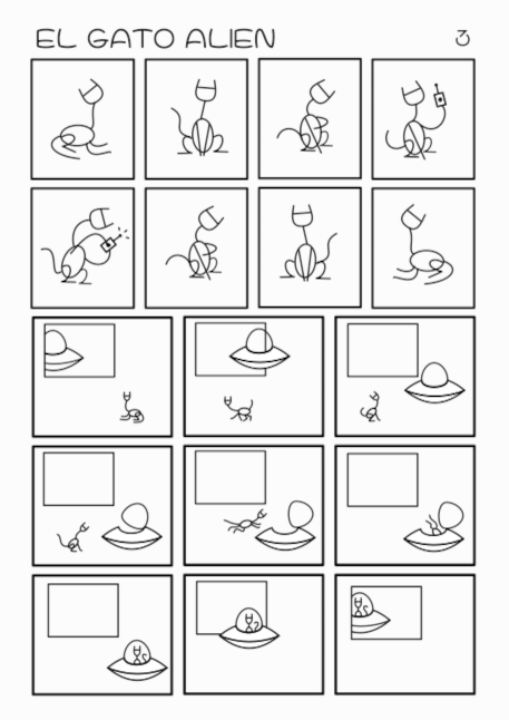 GATO ALIEN 3 NFT WEBCOMIC