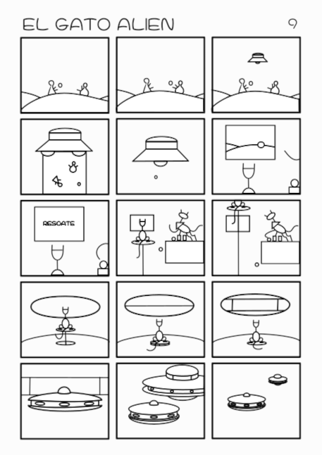 GATO ALIEN 8 NFT WEBCOMIC