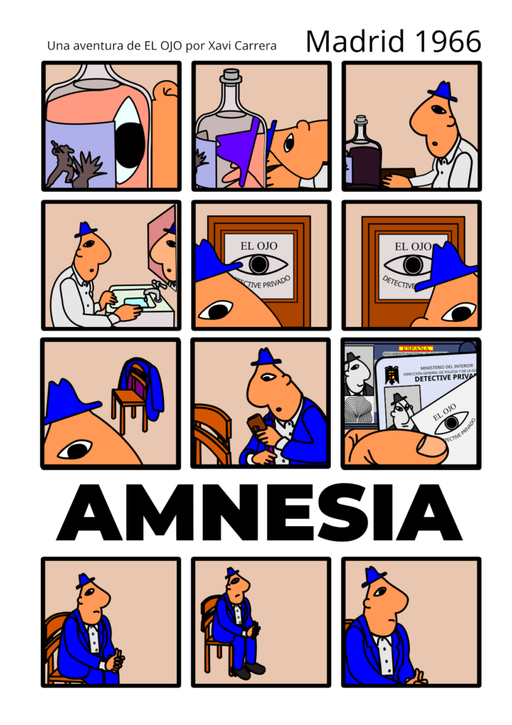 El ojo detective privado webcomic AMNESIA