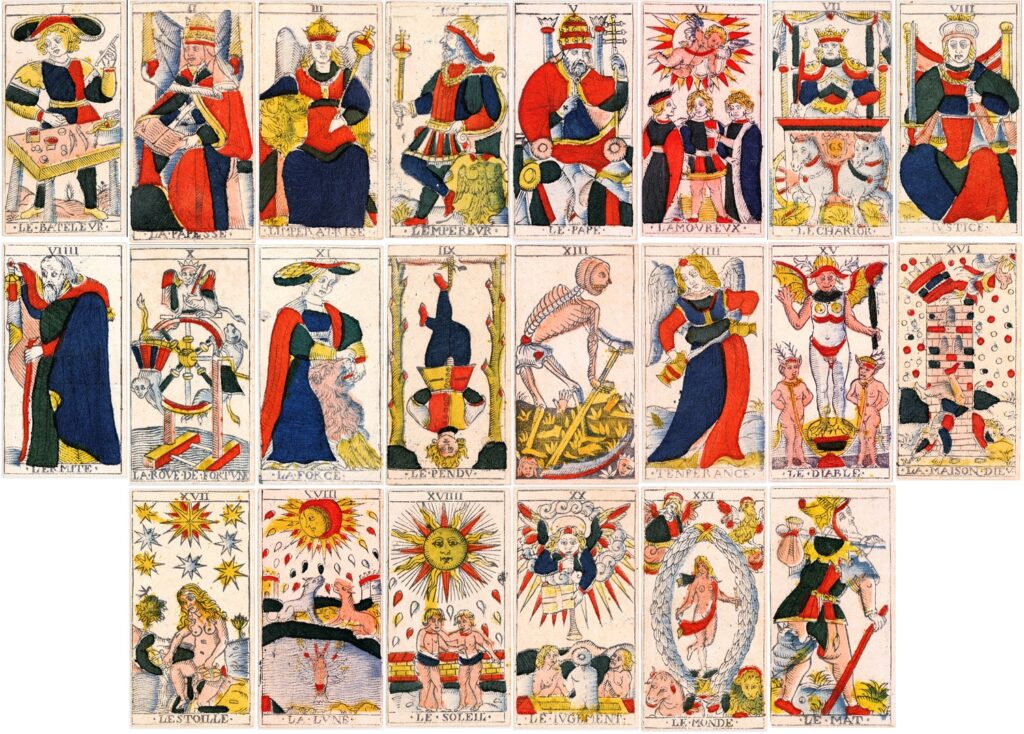 1736: Tarot de François Chosson.