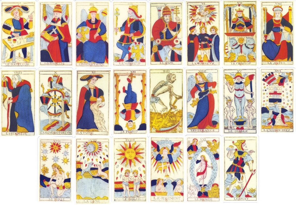 1760: Tarot de Nicolas Conver.