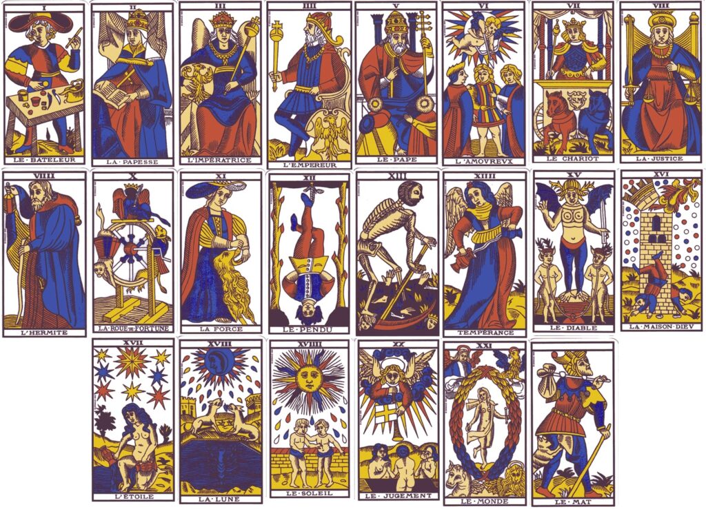 1930: Tarot de Paul Marteau de Grimaud.