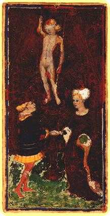 visconti sforza tarot enamorados 6