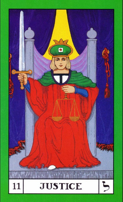 JUSTICIA TAROT BOTA