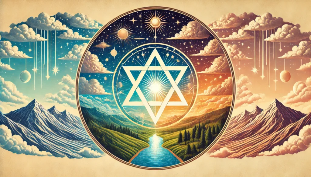 estrella de david primer parrafo del la biblia torah