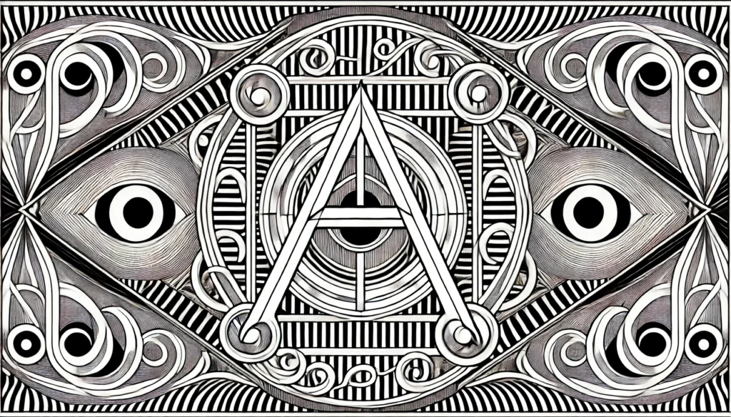 letra A sagrada